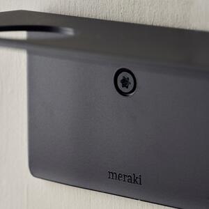 Černý kovový držák s háčky Meraki Supply 50 cm