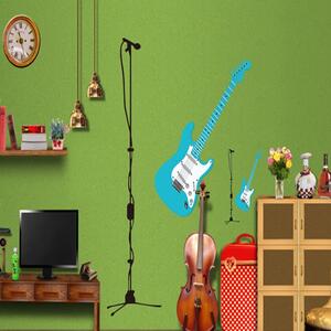 Živá Zeď Samolepka Elektrická kytara