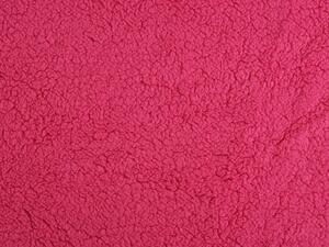Kožešina beránek úplet METRÁŽ - 5 pink