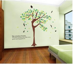 Živá Zeď Samolepka Tančící strom