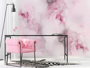 Fototapeta Mramorová impresion - elegantní abstrakce v růžovém odstínu
