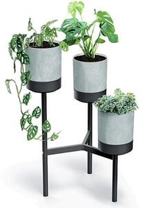 PROSPERPLAST Stojan na květiny BLOOMIE STAND šedý 54x49x80,5cm