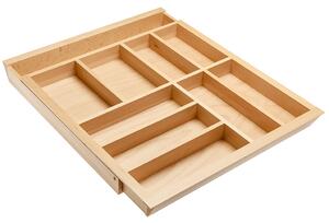In-Design Příborník dřevěný REGUL do zásuvky hloubky 500 - buk Šířka skříňky: 600 - 1000 mm