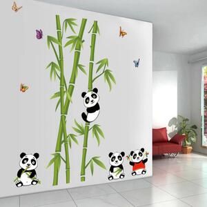 Živá Zeď Samolepka Pandy