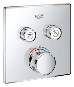 Grohe Grohtherm Smart Control - podomítkový termostat na dva spotřebiče, chrom, 29124000