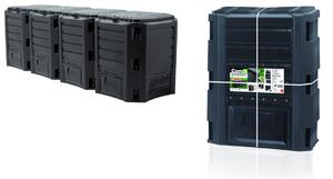 Prosperplast Zahradní kompostér Greenland 1600L černý