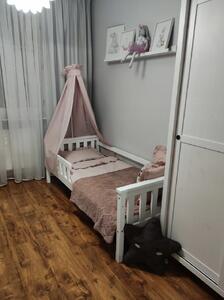 Dětská pevná bílá postel Franzo - různé rozměry Rozmer:: 160x80 cm