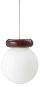 Závěsná svítidlo Normann Copenhagen, Hinx, stmívatelné, Červená, Kuchyně, Sklo, Design