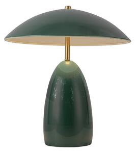 Stolní lampa Elstead, Poppy, stmívatelné, Zelená, Obývací pokoj, Hliník, Vintage