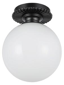 Stropní Lampa Elstead, Otis, stmívatelné, Černá, Koupelna, Sklo, Vintage
