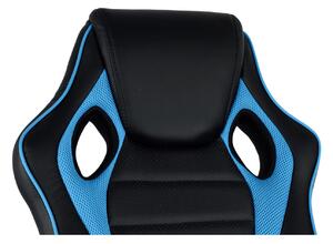Herní židle NEOSEAT NS-015 černo-světle modrá