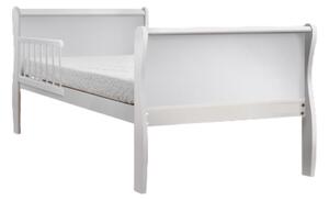 Dětská postel Nobleo Toddle bílá 140x70 + zábrany