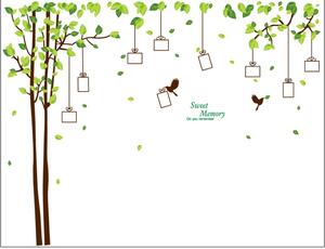 Živá Zeď Samolepka Dárkový strom vzpomínek - 2 barvy Barva: Šedý