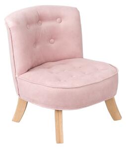 Dětská designová židle Princess - růžová Výška a farba nožičiek: Dub 17 cm standard