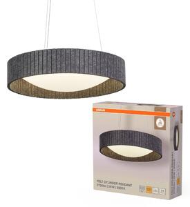 Dekorativní závěsné svítidlo Felt 28W Teplá bílá, tmavě šedé, 500 mm
