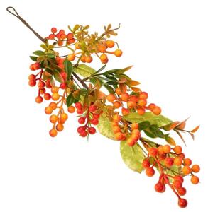 Umělá větvička s bobulemi 52 cm DOMMIO DA-8891 vícebarevná