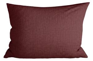 Mušelínový povlak na polštář MUSSARI 50x70 cm, vínový
