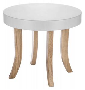 Dětský stůl Somebunny kulatý - dřevěné nohy Výška nožičiek: 37 cm