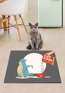 ASIR Podložka pro kočky CATS FOOD šedá