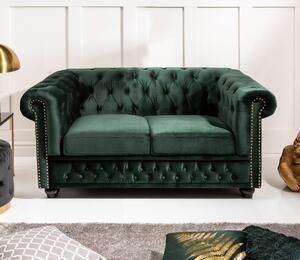 Chesterfield Oxford: Pohovka 2M dark green forest
