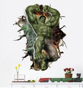 Živá Zeď Samolepka Silný Hulk z Avengers