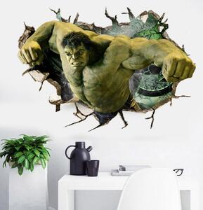 Živá Zeď Samolepka Rozzlobený Hulk z Avengers