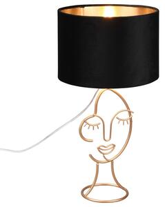 Stolní lampa MARY zlatá/černá