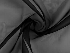 Organza s leskem - 9 černá