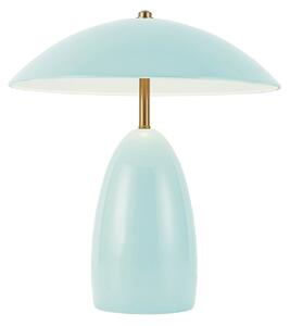 Stolní lampa Elstead, Poppy, stmívatelné, Modrá, Obývací pokoj, Hliník, Vintage