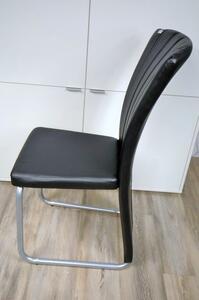 Čalouněná židle 10958A 97x42x48 cm kov koženka