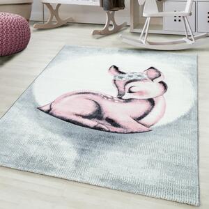 Ayyildiz Dětský kusový koberec Bambi 850 Pink | Růžový Typ: 80x150 cm