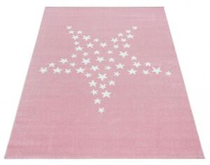 Ayyildiz Dětský kusový koberec Bambi 870 Pink | Růžový Typ: 80x150 cm