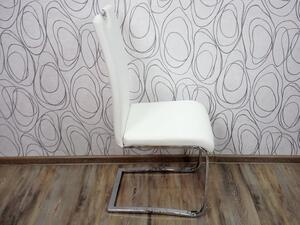 Jídelní židle NEVIA 15917A 20337A 101x41x55 cm imitace kůže kov