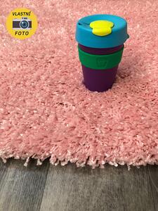 Ayyildiz Chlupatý kusový koberec Life Shaggy 1500 Pink | růžový Typ: kulatý 80 cm