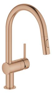 Grohe Minta kuchyňská baterie stojící Brushed Warm Sunset 32321DL2