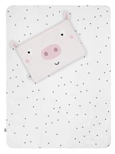Bavlněná přikrývka a polštář Hey Piggy Baby - různé velikosti Perina: 100x135 cm