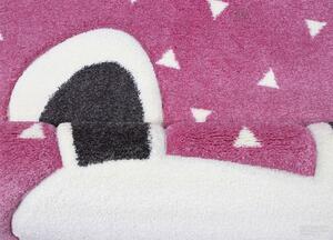 Dětský kusový koberec Pastel Kids 52/RVR | růžový Typ: 120x170 cm