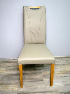 Čalouněná židle 15131A 100x36x60 cm dřevo čalounění kůže