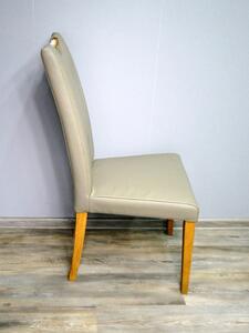 Čalouněná židle 15131A 100x36x60 cm dřevo čalounění kůže