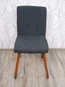 Čalouněná židle 15193A 82x41x50 cm textilie dřevo