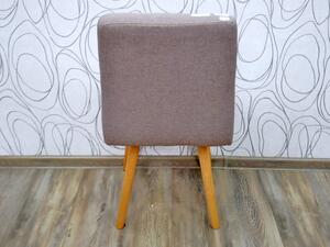 Čalouněná židle 16473A 80x42x57 cm textilie dřevo