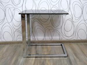 Konferenční stolek 16569A 50x45x51 cm sklo kov