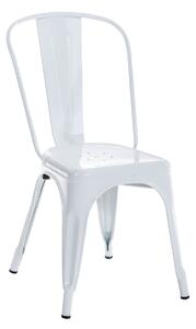 Kovová židle Ben - Bílá