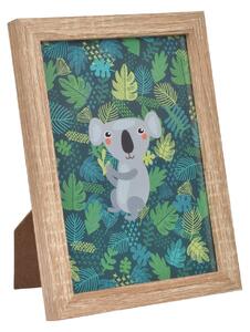Homea Dětský obrázek s rámečkem koala 13 x 18 cm