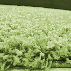 Ayyildiz Chlupatý kusový koberec Life Shaggy 1500 zelený Typ: 60x110 cm