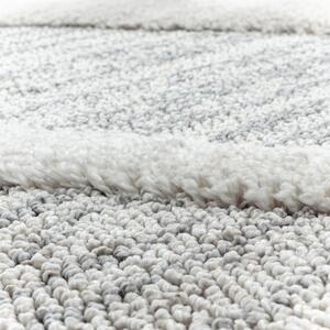 Ayyildiz, Moderní kusový koberec Pisa 4703 Grey | Šedá Typ: kulatý 200x200 cm