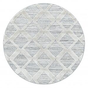 Ayyildiz koberce Kusový koberec Pisa 4703 Grey kruh - 120x120 (průměr) kruh cm