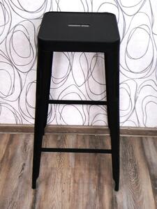 Barová židle TIMIKA 19663A 77x33x33 cm kov