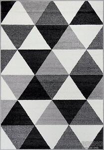 Moderní kusový koberec Lotto 665/HR5E | černobílý Typ: 67x120 cm
