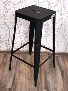 Barová židle TIMIKA 19663A 77x33x33 cm kov